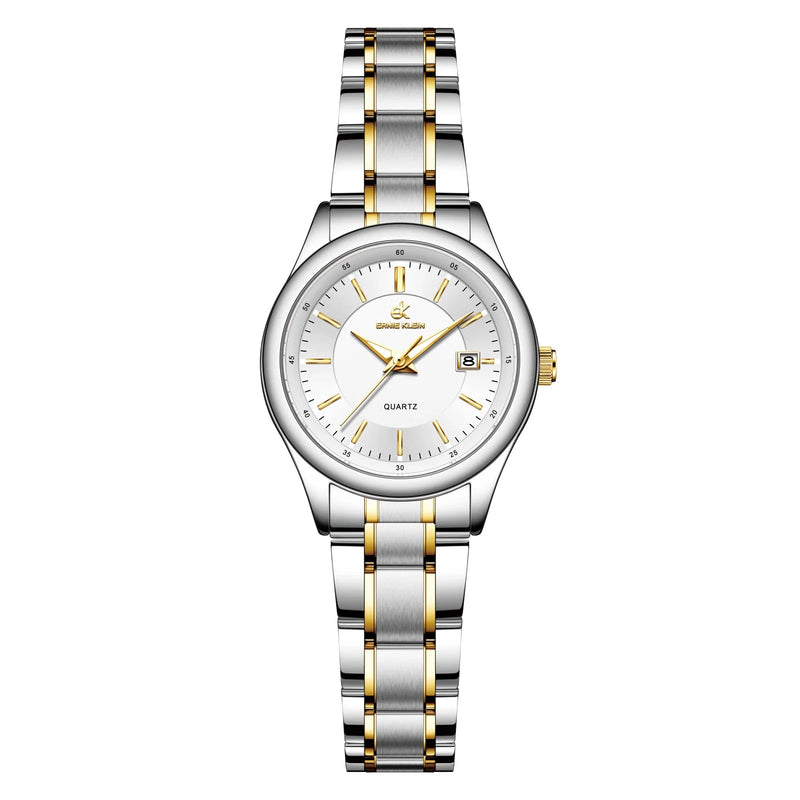Relógio Ernie Klein Grace – Elegância Minimalista com Brilho Luminoso e Resistência à Água
